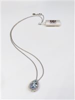 Collana Davite & Delucchi Donna in Oro bianco Acquamarina 1.60 Ct CLNM00203 - CLNM00203